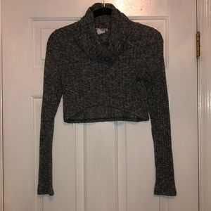 Ribbed Long Sleeve Cropped Top